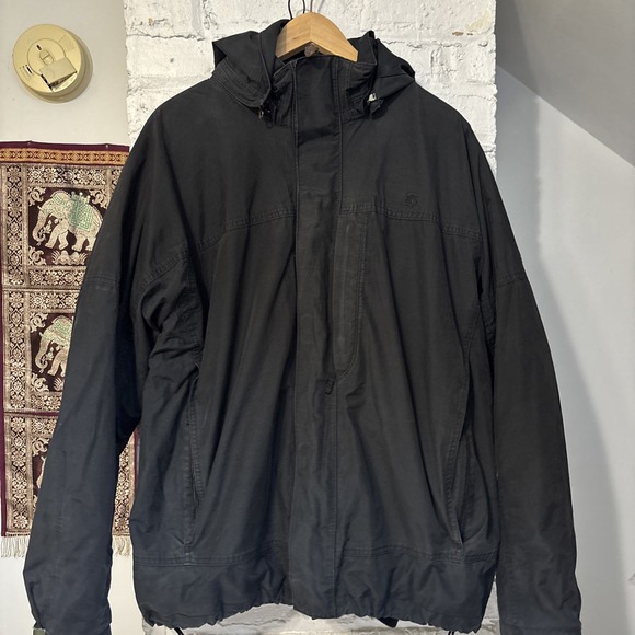 Timberland Vintage 2007 Waterproof 2in 1 Black Men's Jacket Extra Large - Picture 1 of 8